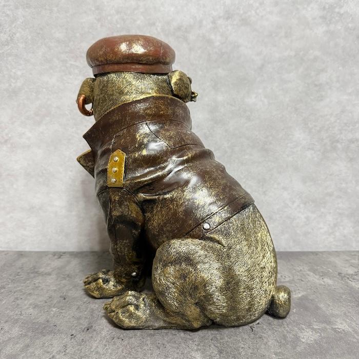 犬の置物 ブルちゃんA 高さ31.5cm かわいい おもしろオブジェ 北欧