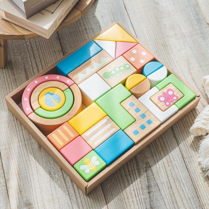 知育玩具 0歳 木製 音のなる積み木 SOUNDブロックス Large スタンダードカラー 指先トレーニング おもちゃ 出産祝い 男の子 女の子 プレゼント ギフト 1歳2歳3歳 |  | 13
