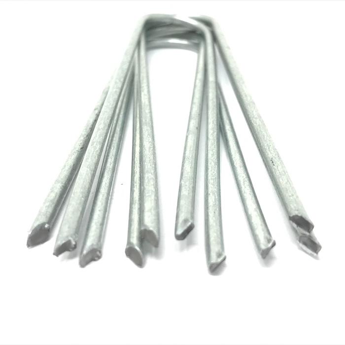 防草シート ピン 固定杭 15cm 100本セット U字型アンカーピン 除草シート 止めピン シート押さえピン マルチ押さえ 人工芝 |  | 08