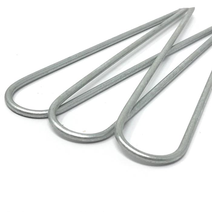 防草シート ピン 固定杭 15cm 50本セット U字型アンカーピン 除草シート 止めピン シート押さえピン マルチ押さえ 人工芝 |  | 06