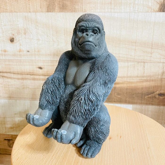 スマホスタンド 卓上 黒ゴリラ 置物 おもしろ 動物 アニマル プレゼントギフト 可愛い おしゃれ リアル インテリア 雑貨 スマホホルダー |  | 08