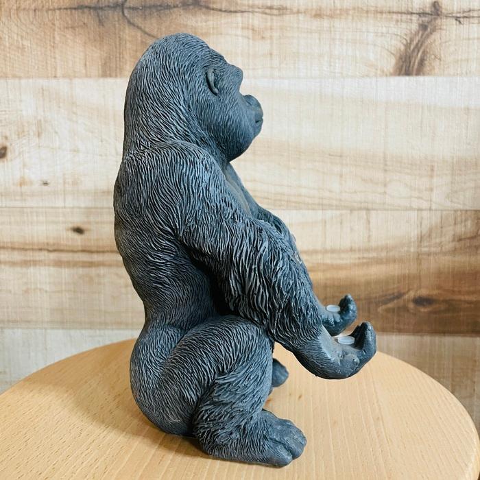 スマホスタンド 卓上 黒ゴリラ 置物 おもしろ 動物 アニマル プレゼントギフト 可愛い おしゃれ リアル インテリア 雑貨 スマホホルダー |  | 12