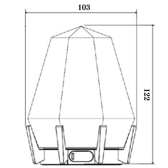 京都ブランド レイゾン テーブルライト LED照明 Octagon おしゃれ 置き型 調光可能 ダイニング コードレス 充電式 インテリア 寝室 一人暮らし 店舗 リビング |  | 04