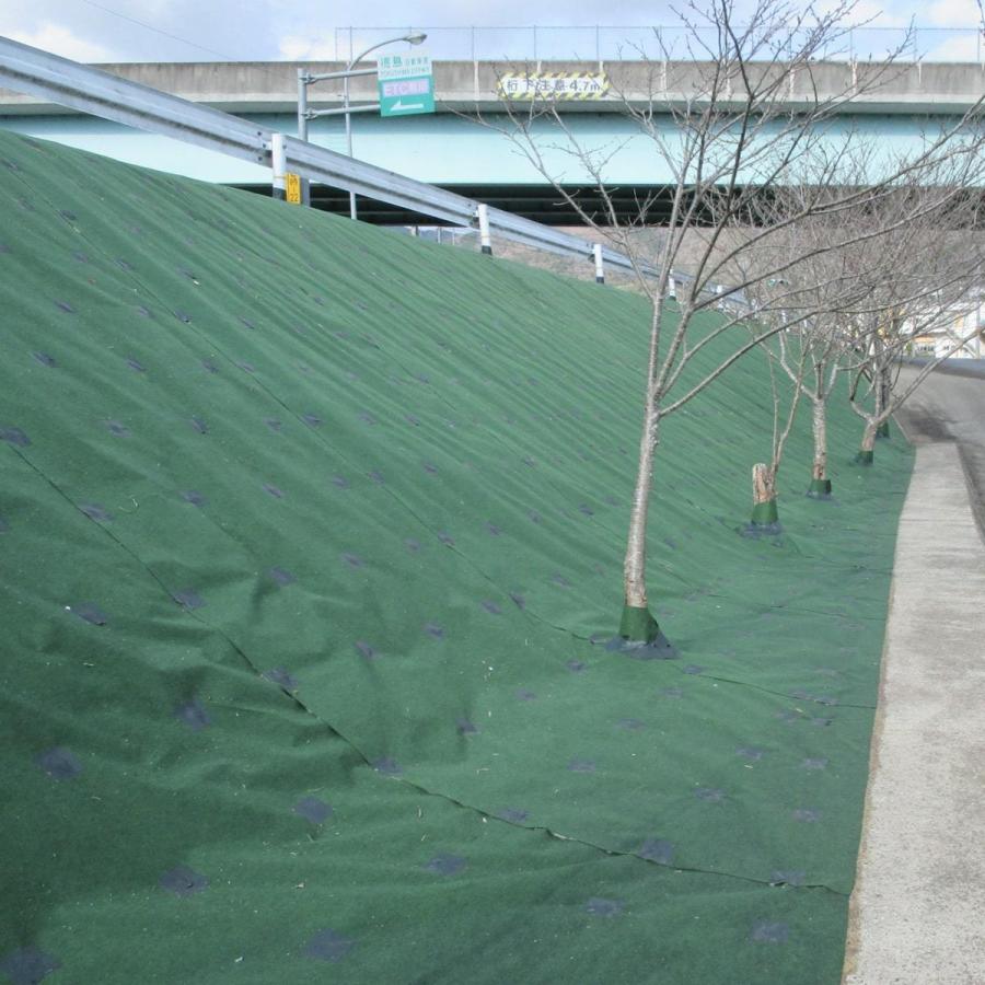 高耐久 超厚手強力防草シート 2m×20m 厚み3mm ストロングマット