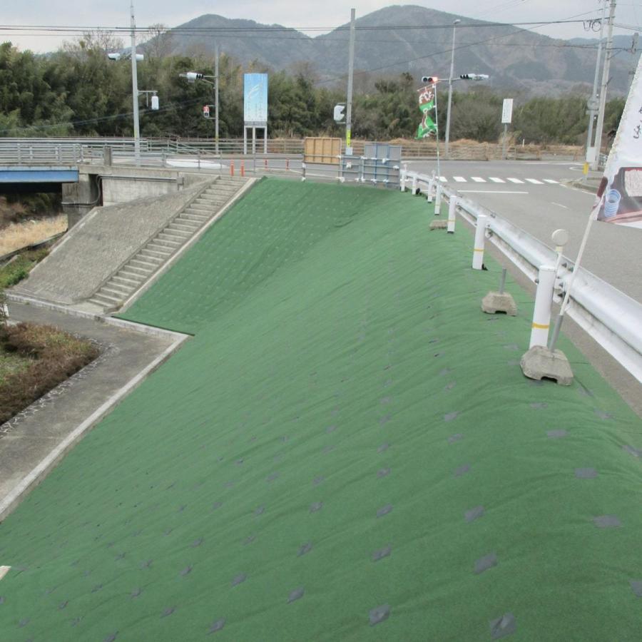 高耐久 超厚手強力防草シート 2m×20m 2本セット 厚み3mm