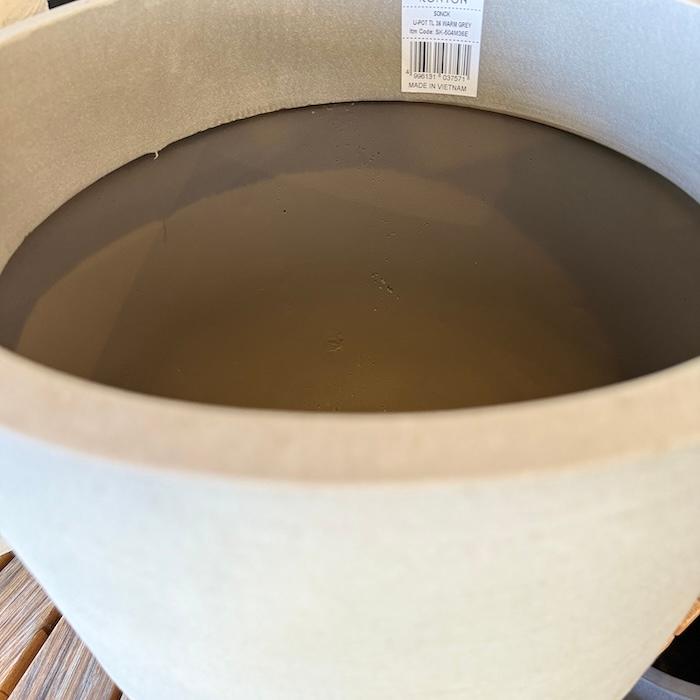 鉢カバー おしゃれ 大型 ソンク ユーポットトール 15号 12号 軽量 室内 屋外 北欧 観葉植物 インテリア モダン 丸型 縦長 KONTONの画像