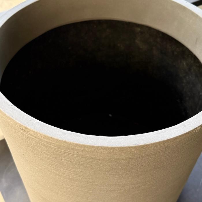 鉢カバー おしゃれ 大型 ソンク シリンダー 14号 9号 軽量 室内 屋外 北欧 観葉植物 インテリア モダン 丸型 KONTONの画像