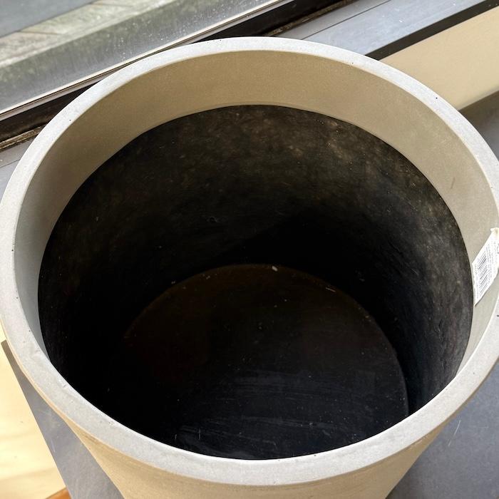 鉢カバー おしゃれ 大型 ソンク シリンダー 14号 9号 軽量 室内 屋外 北欧 観葉植物 インテリア モダン 丸型 KONTONの画像