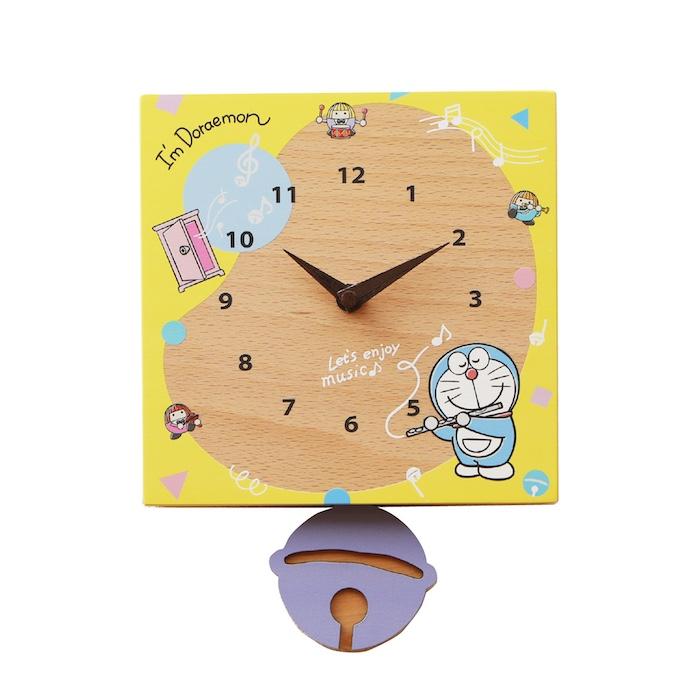 壁掛け時計 木製 アイムドラえもん 音楽さんぽ キャラクター おしゃれ かわいい 木 アナログ インテリア リビング 日本製 プレゼント ギフト 寝室 部屋 置き時計 |  | 03