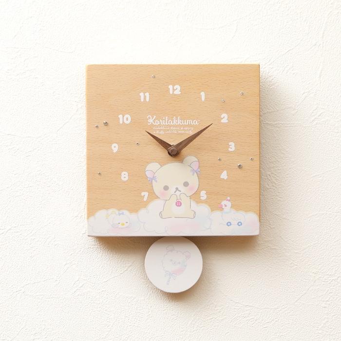 San-X　リラックマ　壁掛け時計　木製 San-X リラックマ 壁掛け時計 木製 楽天市場】壁掛け時計 木製