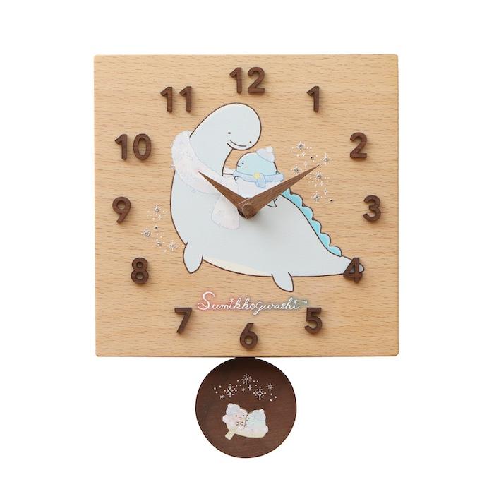 壁掛け時計 木製 すみっコぐらし きらきらな夜 キャラクター おしゃれ かわいい 木 アナログ インテリア リビング 日本製 プレゼント ギフト 置き時計 部屋 |  | 02