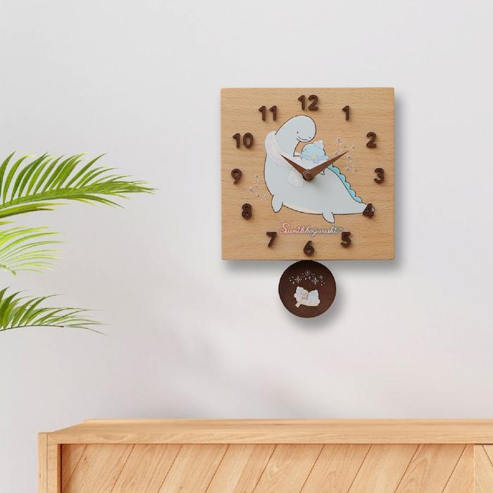 壁掛け時計 木製 すみっコぐらし きらきらな夜 キャラクター おしゃれ かわいい 木 アナログ インテリア リビング 日本製 プレゼント ギフト 置き時計 部屋 |  | 09