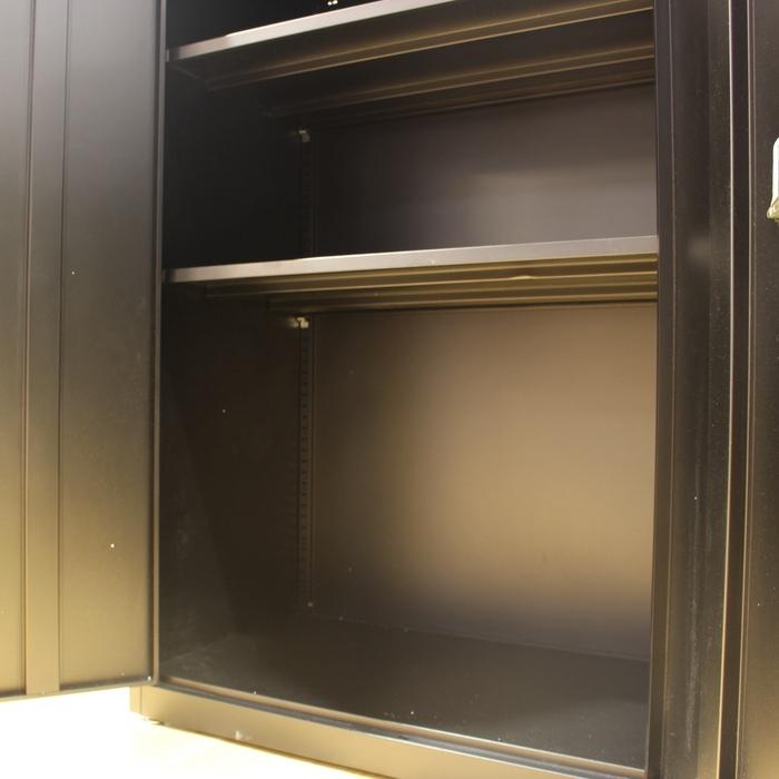 物置 屋外 スチール収納庫 鍵付き 両扉式 Lサイズ 大容量 APET TAN