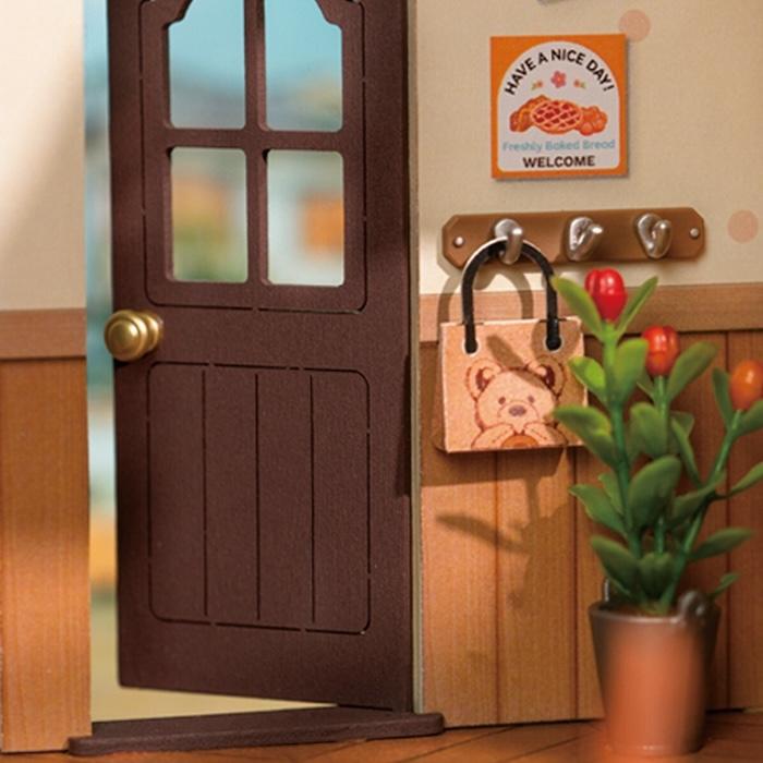 つくるんです DG161 森のベーカリー ミニチュアハウスキット DIY 組立