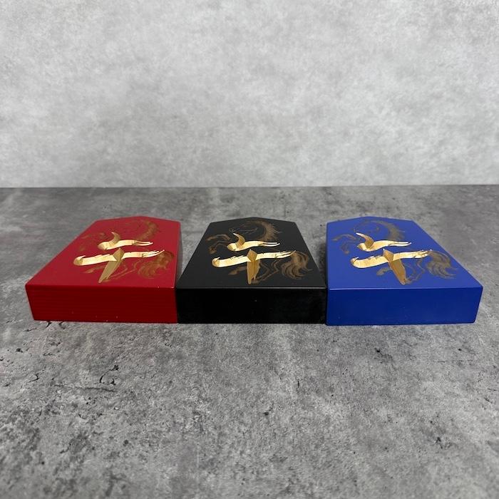 縁起物 置物 木製 飛翔午駒 4寸 高さ約11cm 午年 馬 お祝い 風水 将棋