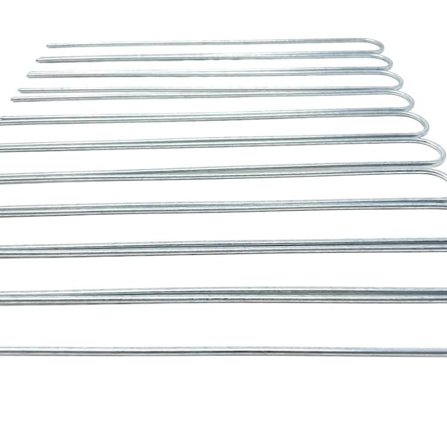 防草シート用 固定ピン 40cm U字型アンカー ロング 600本セット アンカーピンマルチ押さえ 庭 人工芝 除草 コ字型 