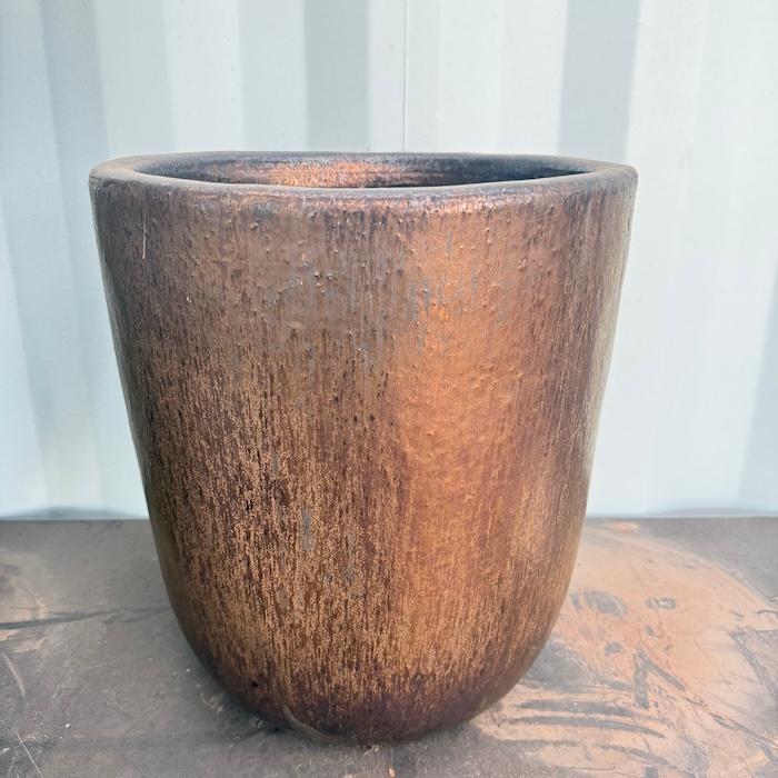 KONTON 植木鉢 おしゃれ 大型 陶器 ウーヌム ユーポット 14号 10号