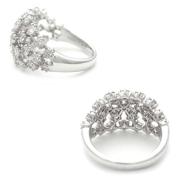 緑屋質屋】特選ハイジュエリー ダイヤモンドリング 2.18ct Pt900【中古  