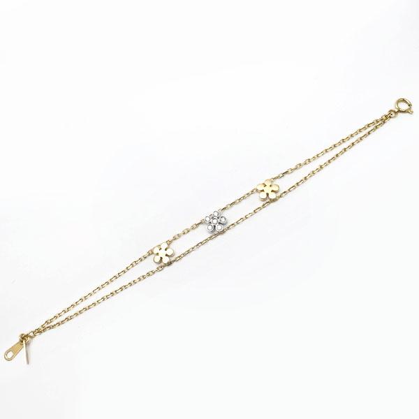 ショップレビュー ランキング 緑屋質屋】レポシ(REPOSSI) ダイヤモンド 6Pダイヤ ブレスレット ダイヤモンド