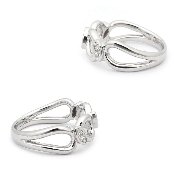 PERLITA シンプルダイヤモンドリング 緑屋質屋】ミキモト(ペルリータ) ダイヤモンド リング 0.06ct Pt900