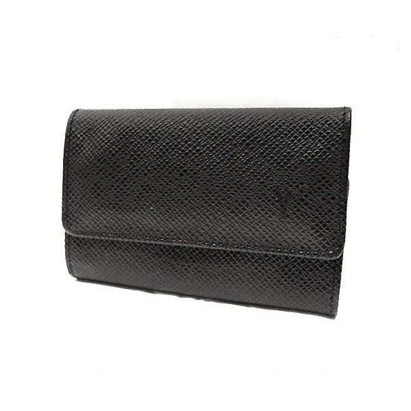 【直営店セール】【緑屋質屋】【訳あり】ルイヴィトン　M30532　キーケース　ミュルティクレ6　タイガ/アルドワーズ【中古】人気モデル