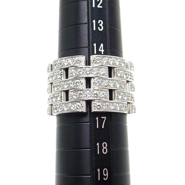 緑屋質屋】【訳アリ】カルティエ マイヨン パンテール リング 5ロウ