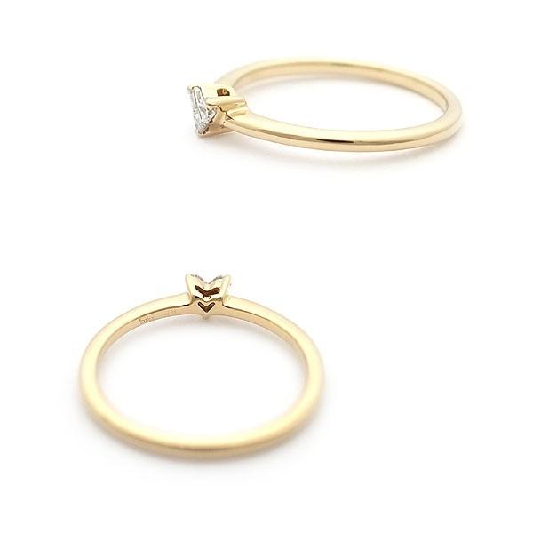 緑屋質屋】スタージュエリー ミステリアス ハート ダイヤ リング 0.13