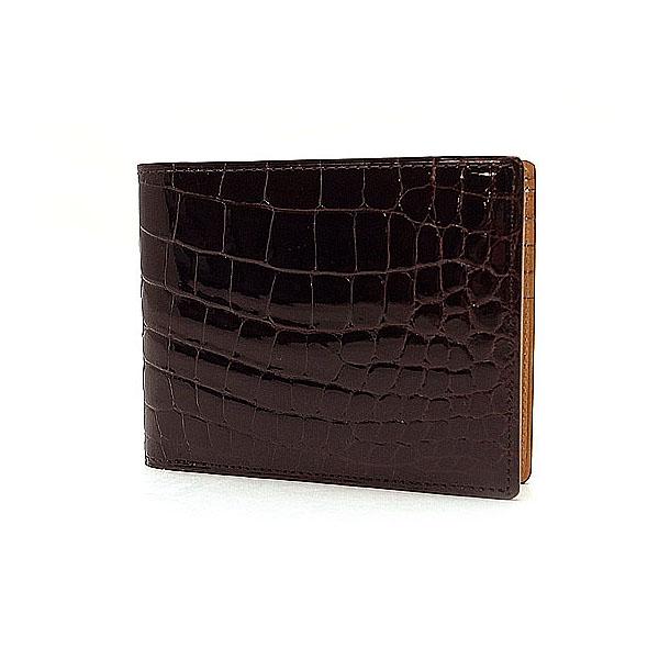 LAIGLON(レグロン)　クロコ　2ツ折り財布　made in FRANCE