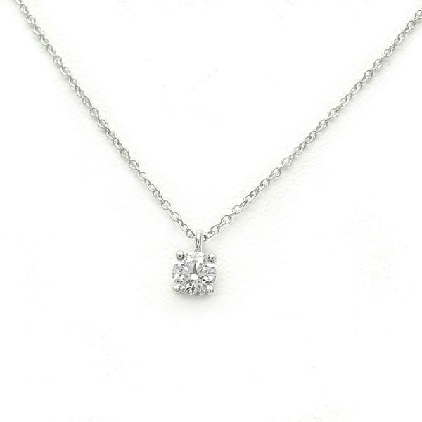 【美品】ティファニーソリティアpt950 ダイヤ0.27 SV1 TIFFANY&Co.（ティファニー） (美品)ティファニー TIFFANY ソリティア