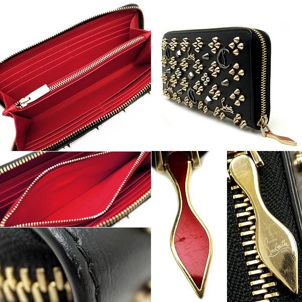 クリスチャンルブタン 1175097 パネトーネ ラウンドファスナー長財布 緑屋質屋】【プライスダウン】クリスチャンルブタン 1175097