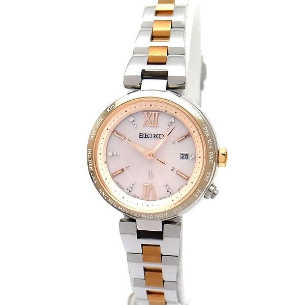 セイコー　ルキア(LUKIA) ラッキーパスポート SSQV014 ソーラー 電波時計 レディースウォッチ