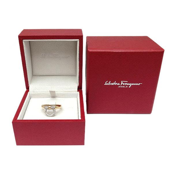 緑屋質屋】フェラガモ ガンチーニ パヴェダイヤ リング【中古】 : 緑屋