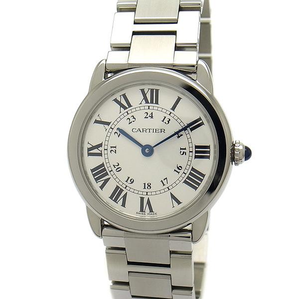 カルティエ ロンド ソロ ドゥ カルティエ ウォッチ SM 29mm レディースサイズ