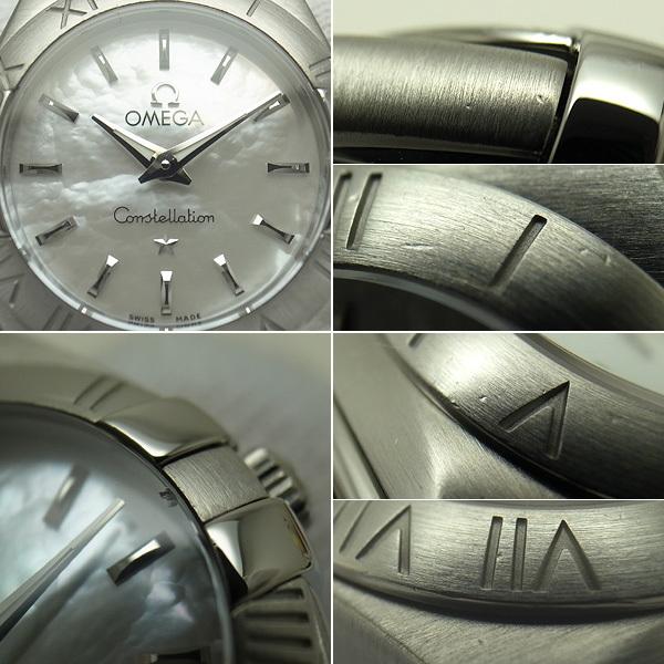 オメガ コンステレーション 123.10.24.60.05.001 シェル文字盤 コンステレーション ブラッシュクォーツ[123.10.24.60.05.001