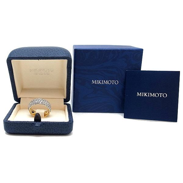 緑屋質屋】ミキモト パヴェダイヤモンド リング 1.35ct Pt950/K18YG  