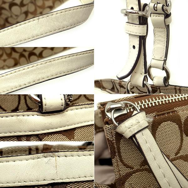 COACH(コーチ) トートバッグ F17726 白×黒