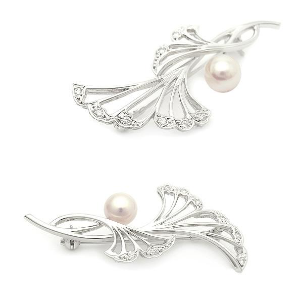 MIKIMOTO ミキモト ブローチ パール 7粒 7珠 925 皇室御用達 MIKIMOTO ミキモト ブローチ パール 7粒 7珠 925 皇室御用達