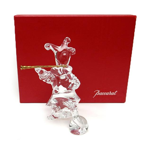 緑屋質屋】バカラ(Baccarat) ペーパーウェイト ピエロ Jean Boggio