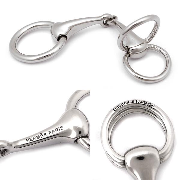 値下げ　エルメス　スカーフリング　モールドゥ HERMES - 美品 エルメス HERMES モールドゥ スカーフリングの