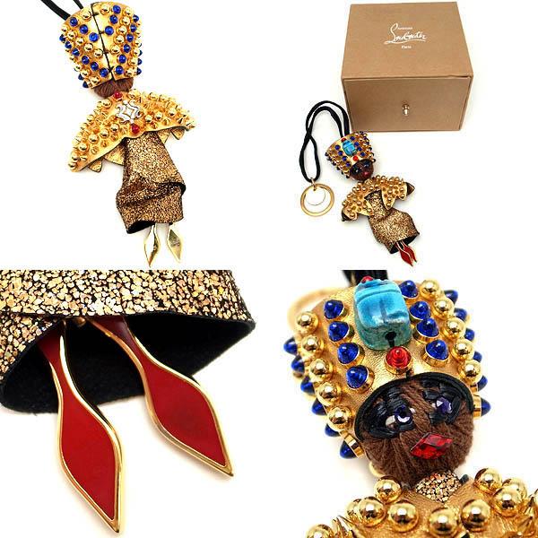 緑屋質屋】クリスチャンルブタン バッグチャームドール