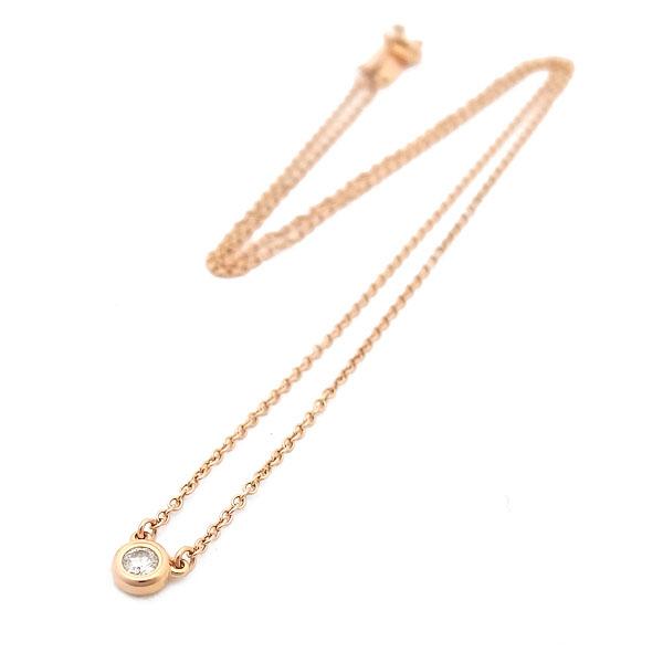 ティファニー　バイヤザードネックレス 緑屋質屋】ティファニー バイザヤード ネックレス 0.07ct 60017908