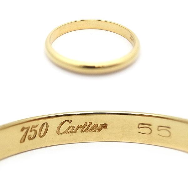 緑屋質屋】カルティエ 1895 ウェディング リング 2.5mm #55 Ref  