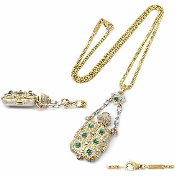 緑屋質屋】カッツァニーガ(CAZZANIGA) パフュームボトル ネックレス