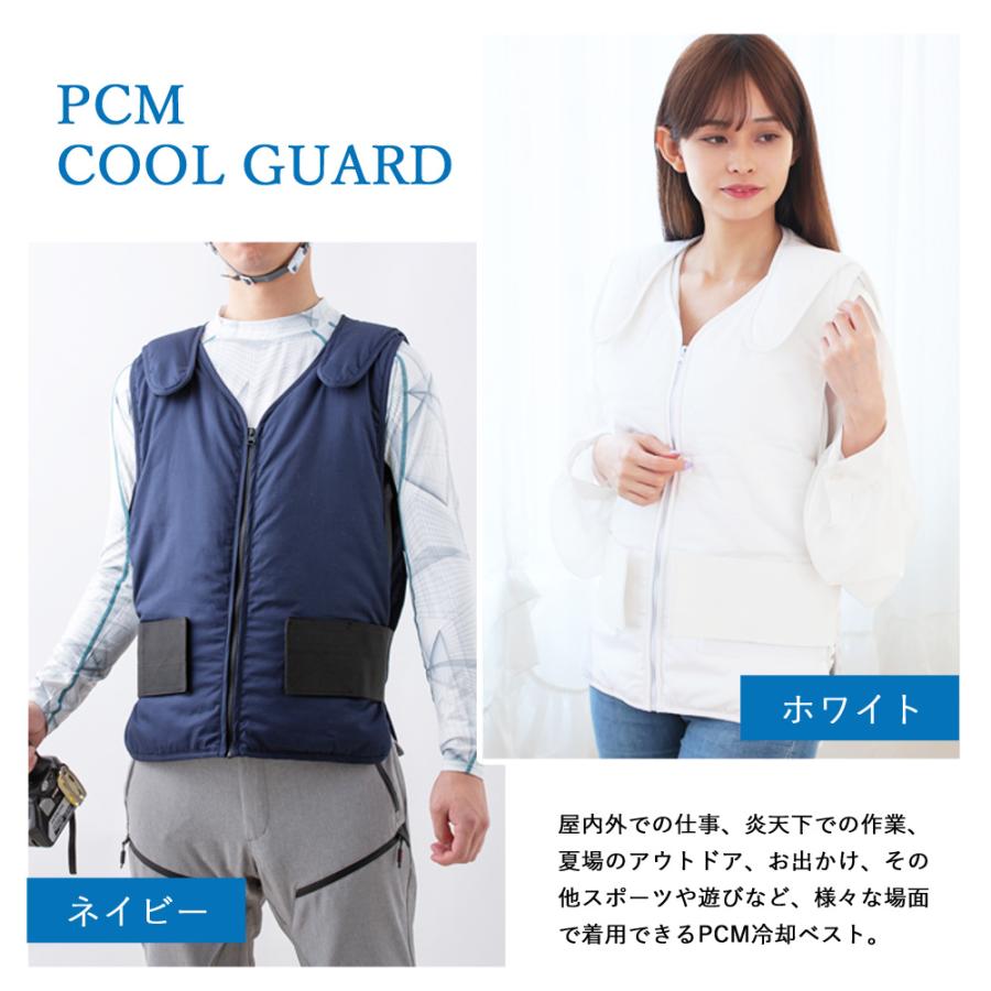 PCM クールベスト 専用 冷却シート 4枚セット COOL GUARD 専用交換