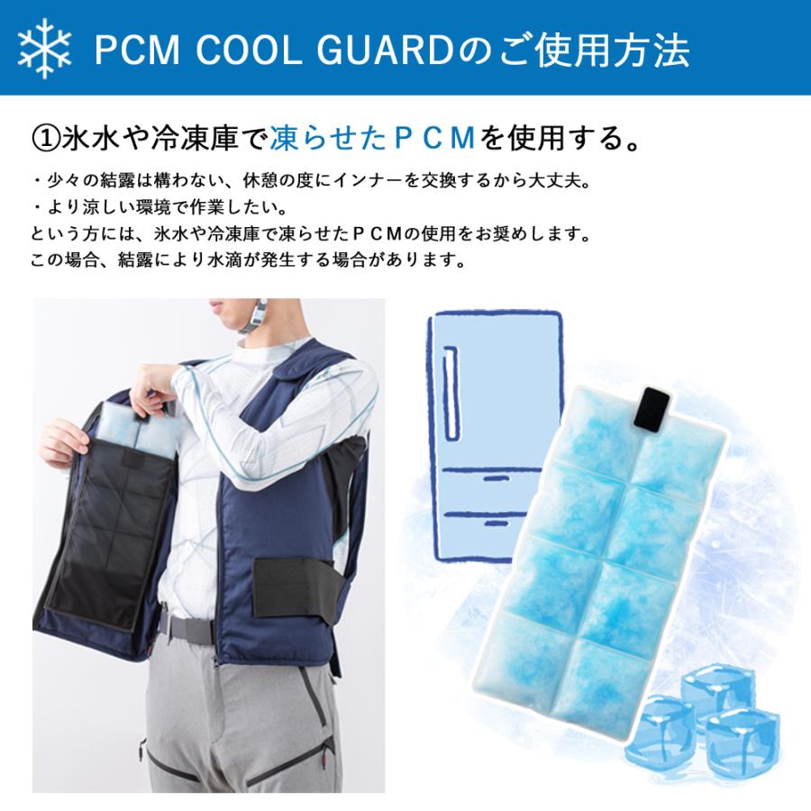 PCM クールベスト 専用 冷却シート 4枚セット COOL GUARD 専用交換