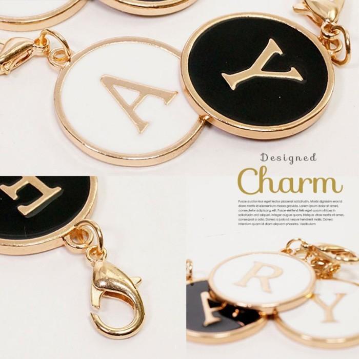 イニシャル チャーム バッグチャーム アルファベット バッグ チャーム Lulu Berry キーホルダー イニシャルチャーム Ar Bmecm メール便送料無料 Ar Bmec 610m みどりや 通販 Yahoo ショッピング