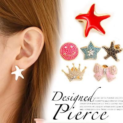 Lulu Berry 夏 ピアス シンプル キャッチ ポストピアス スタッドピアス 両耳用 レディース アクセサリー スターフィッシュ ピアス Ar Pia15m 送料0 Ar Pia15 612m みどりや 通販 Yahoo ショッピング