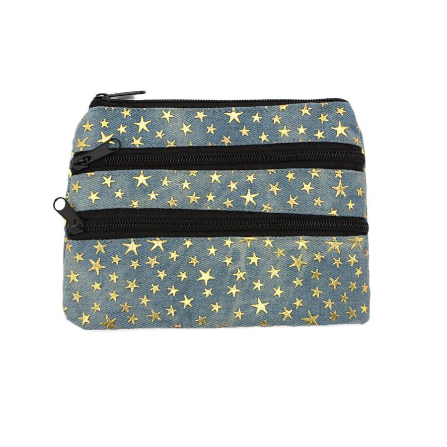 アウトレット トリプルファスナー ポーチ レディース 小物入れ 大容量