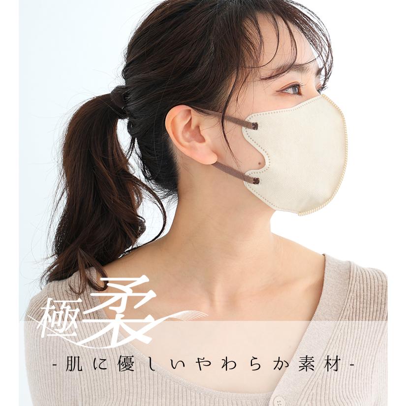 立体マスク 30枚入 1箱 マスク バイカラー 超柔らか 極柔 不織布