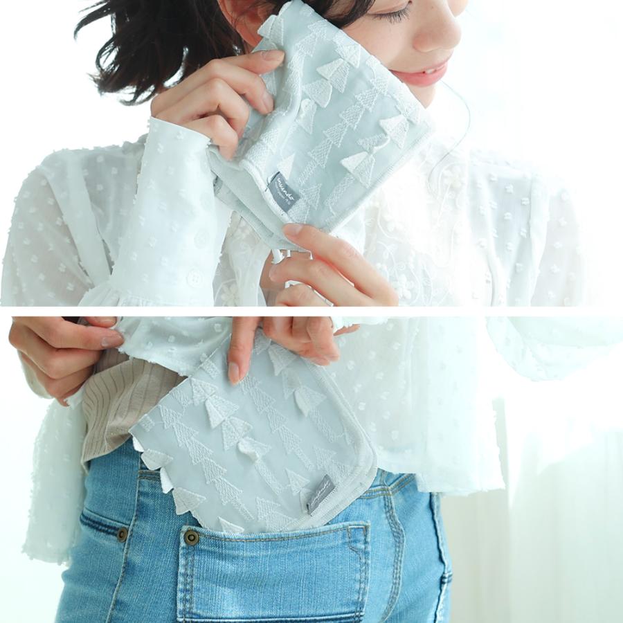 ギフト対応 おしゃれ 今治タオル やわらか 刺繍 レース ハンカチ 立体